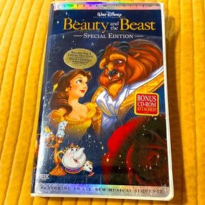 Unopened beauty and the beast special edition vhs